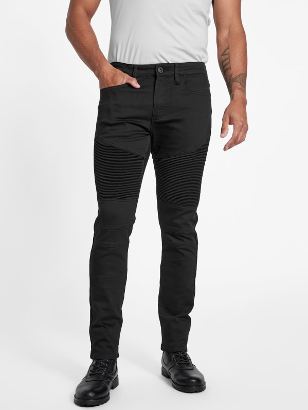 Factory Izzy Moto Skinny Jeans Black 33