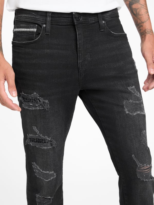 Zaid Destroyed Skinny Jeans | GUESS Factory