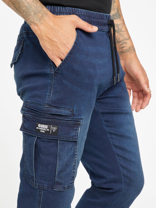 Jenner Denim Joggers GUESS Factory