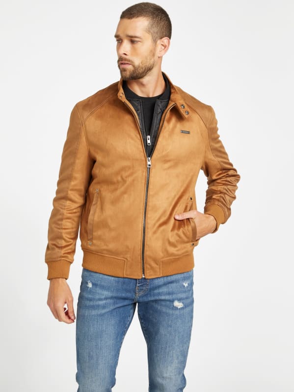 Guess orange jacket deals