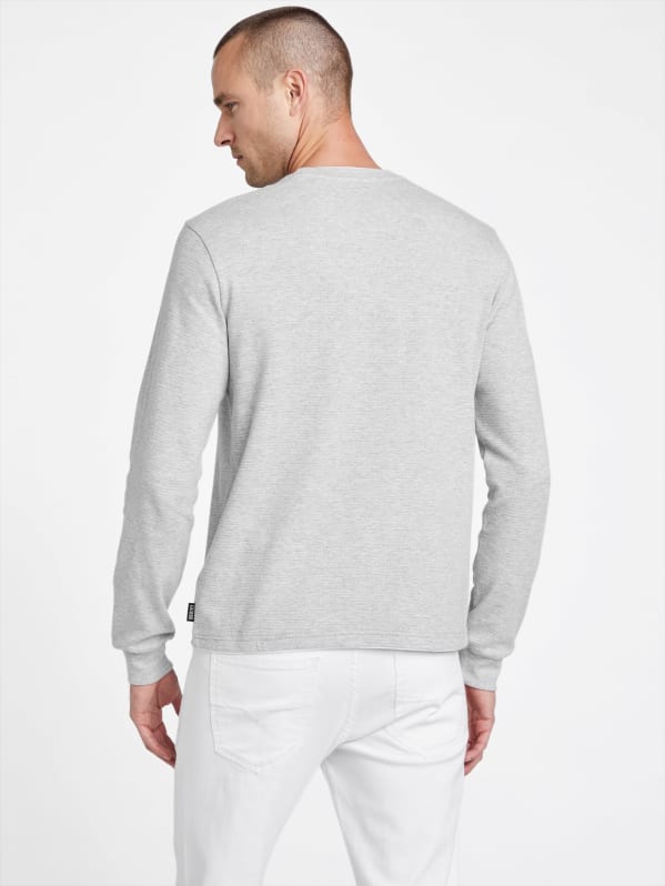 【在庫処分大特価!!】 Textured Adonis Knit Factory GUESS | Crewneck ファッション雑貨