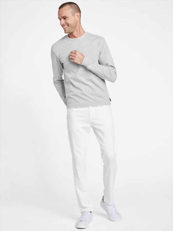 Adonis Textured Knit Crewneck | GUESS Factory