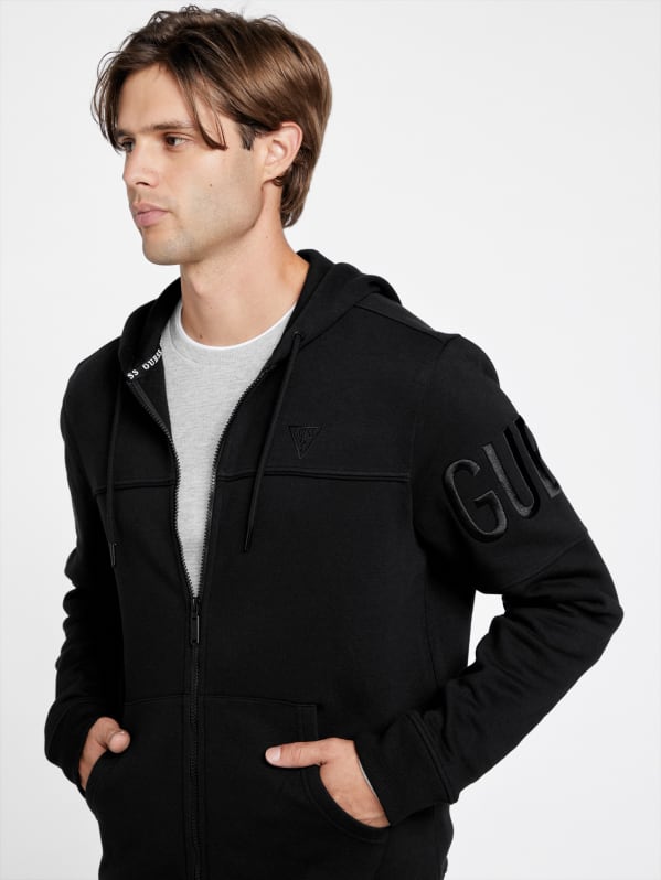 Factory Eco Harrison Zip up Hoodie Black M