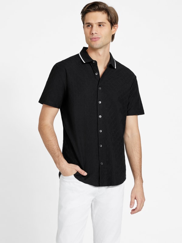 Terrance Jacquard Polo GUESS Factory
