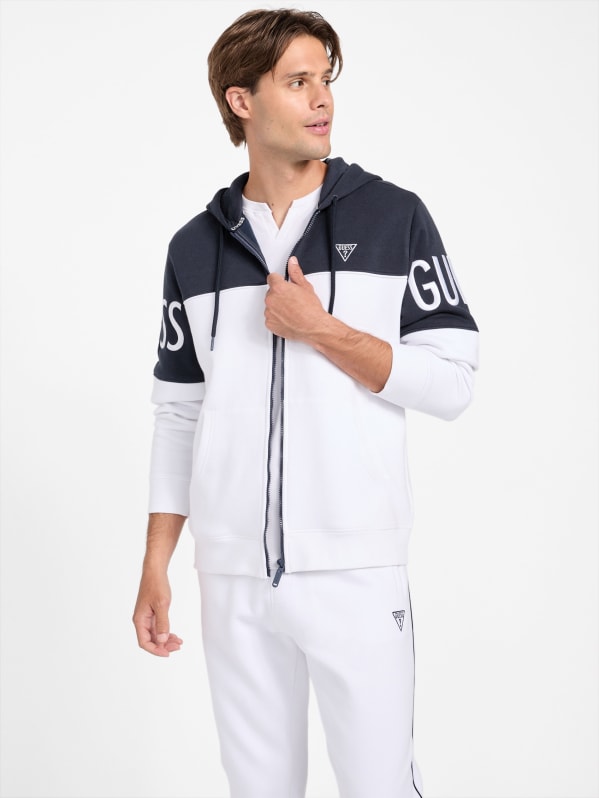 Guess colour block hoodie cheap