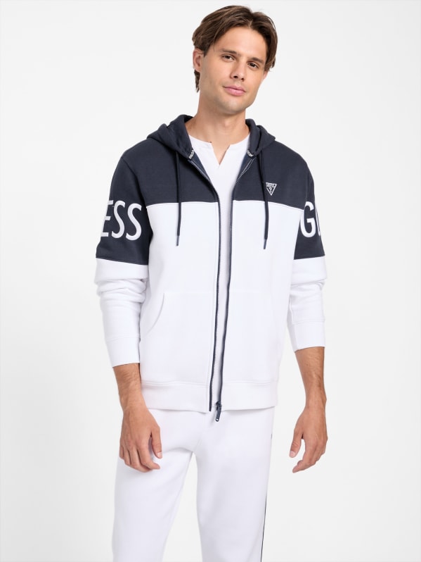 Guess color block sweatshirt outlet