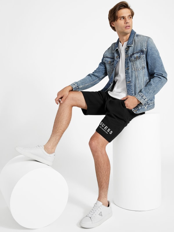 Factory Eco Ansley Fleece Logo Shorts Green M