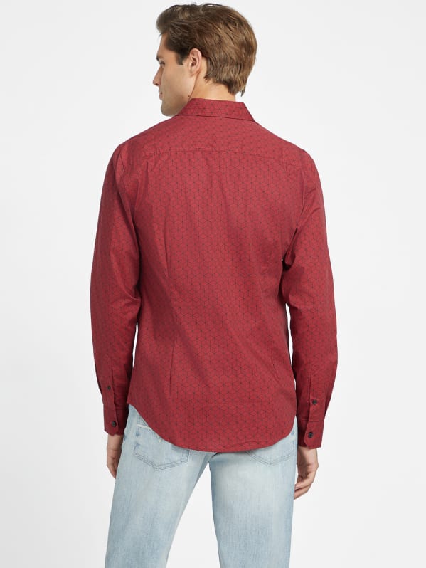 Lange Slim Fit Shirt GUESS Factory Ca