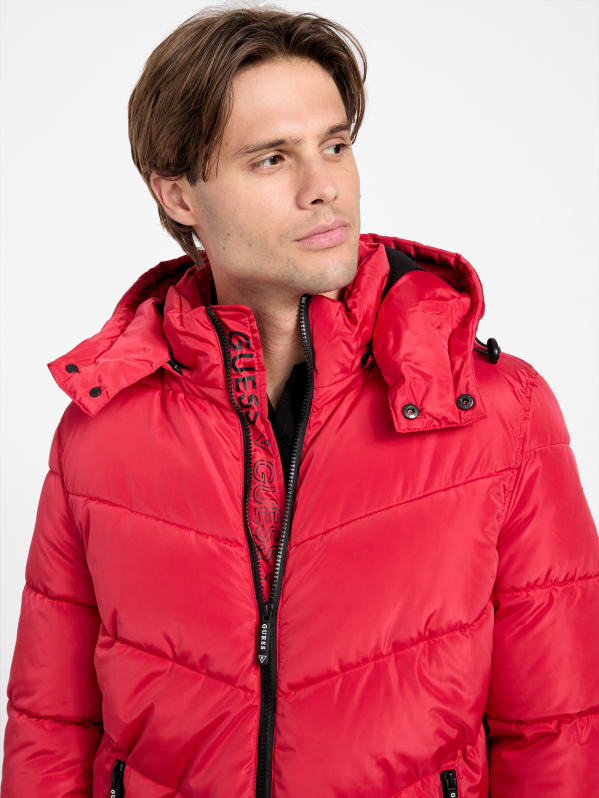 Factory Eco Chano Puffer Jacket Red XL