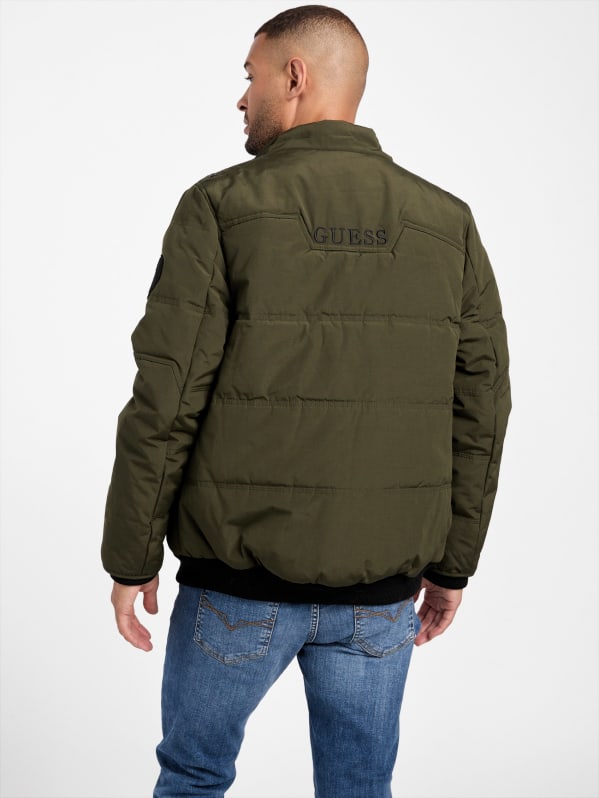 Guess olive green jacket clearance