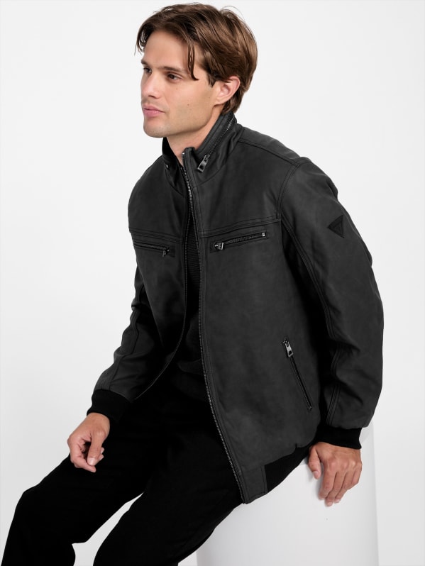 Len Flight Jacket | GUESS Factory