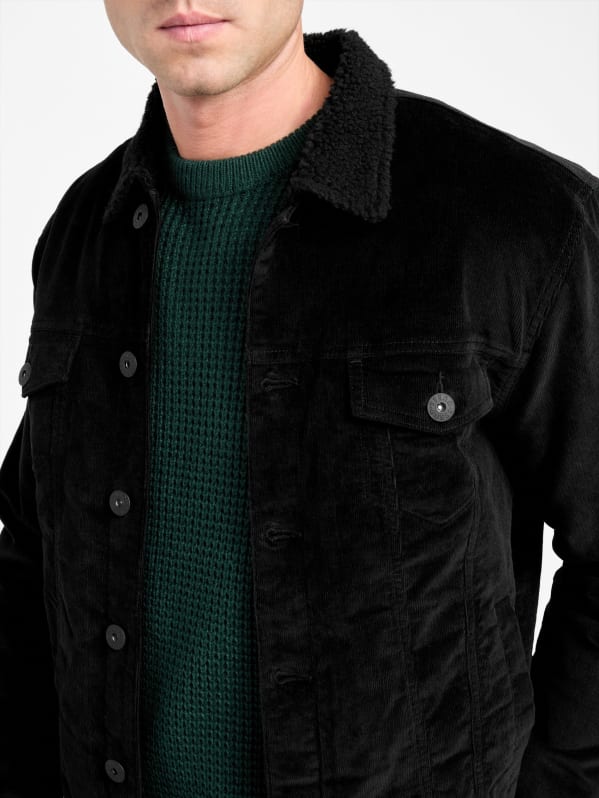 Sherpa corduroy top