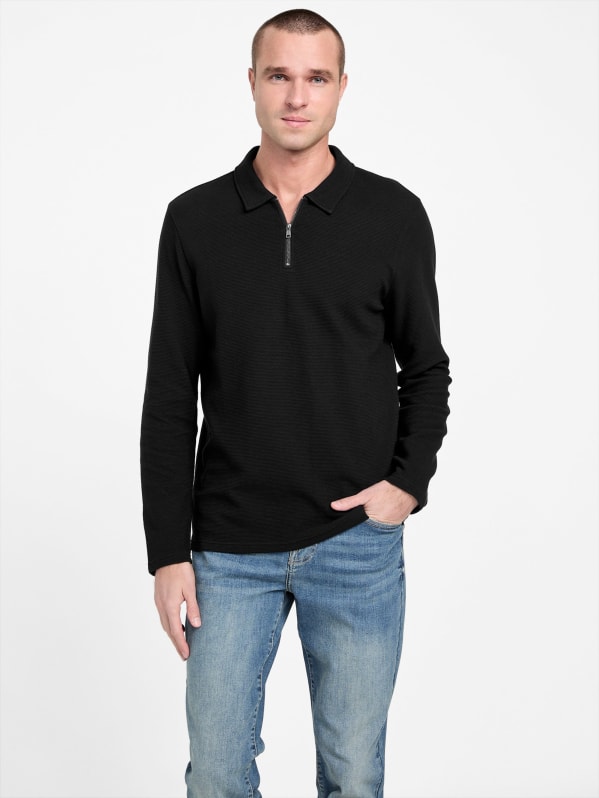 Guess long sleeve polo sales