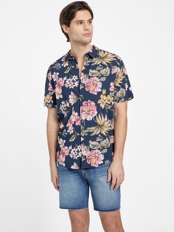 Rhodes Floral Shirts GUESS Factory Ca