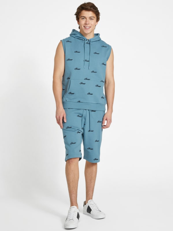 Guess sleeveless hoodie best sale