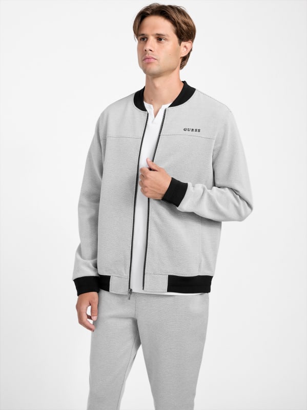 Giovanni Textured Flight Jacket GUESS Factory Ca
