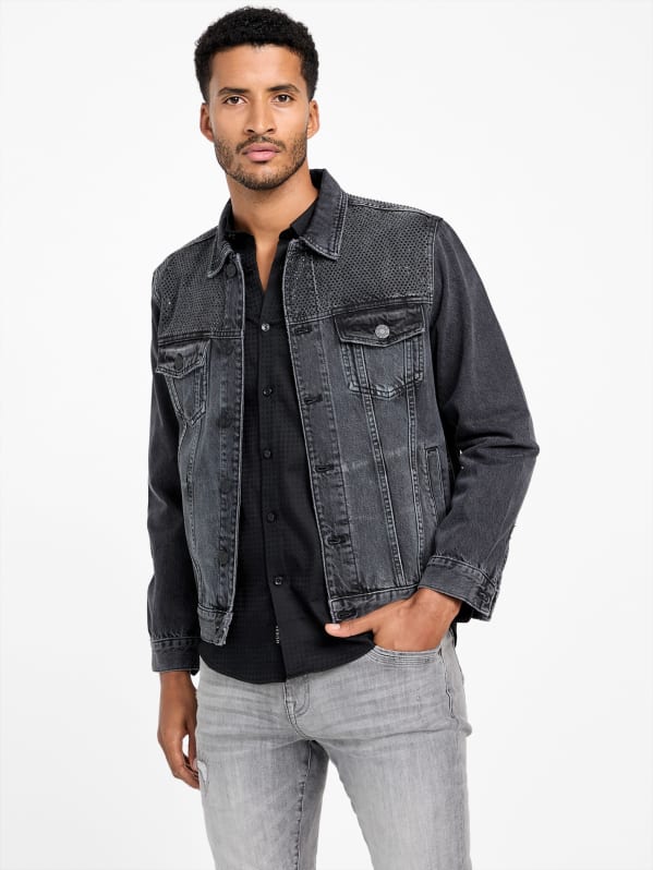 Guess factory denim jacket discount