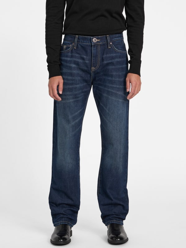 Factory Delmar Slim Straight Jeans Blue 33