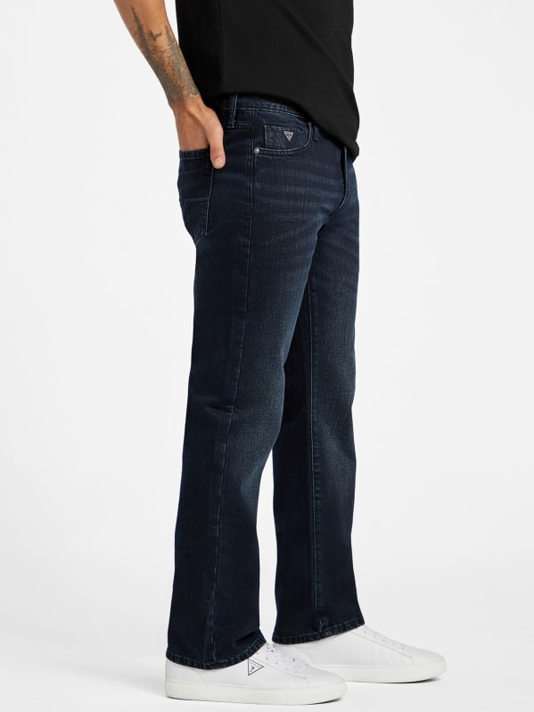 Guess crescent straight jeans clearance