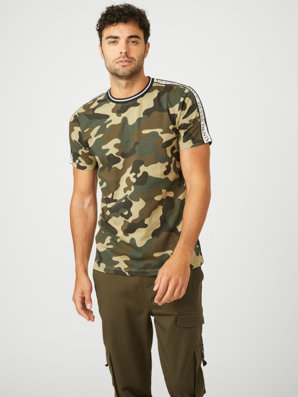 Guess camo t shirt store
