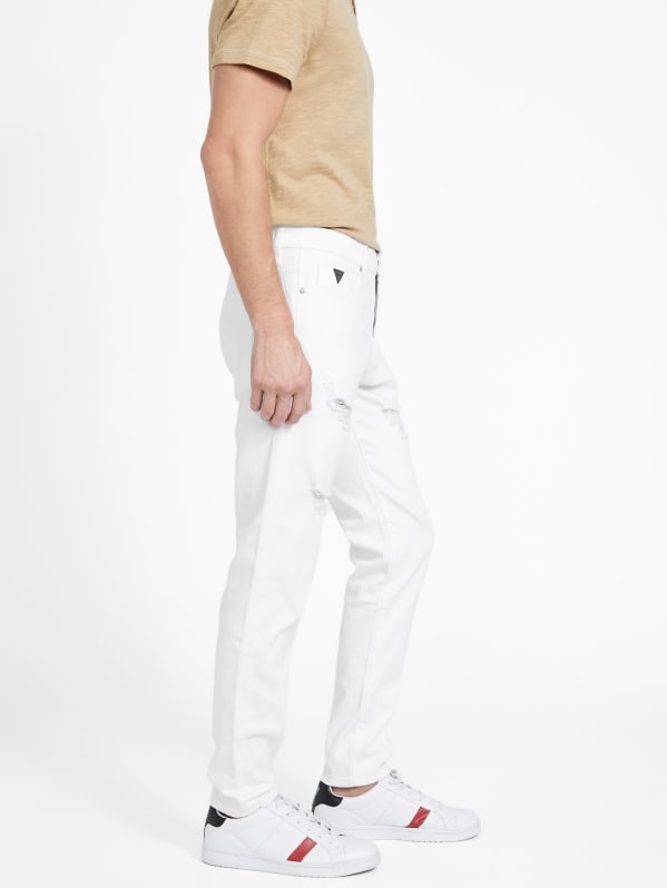 Avalon Distressed Modern Skinny Jeans GUESS Factory