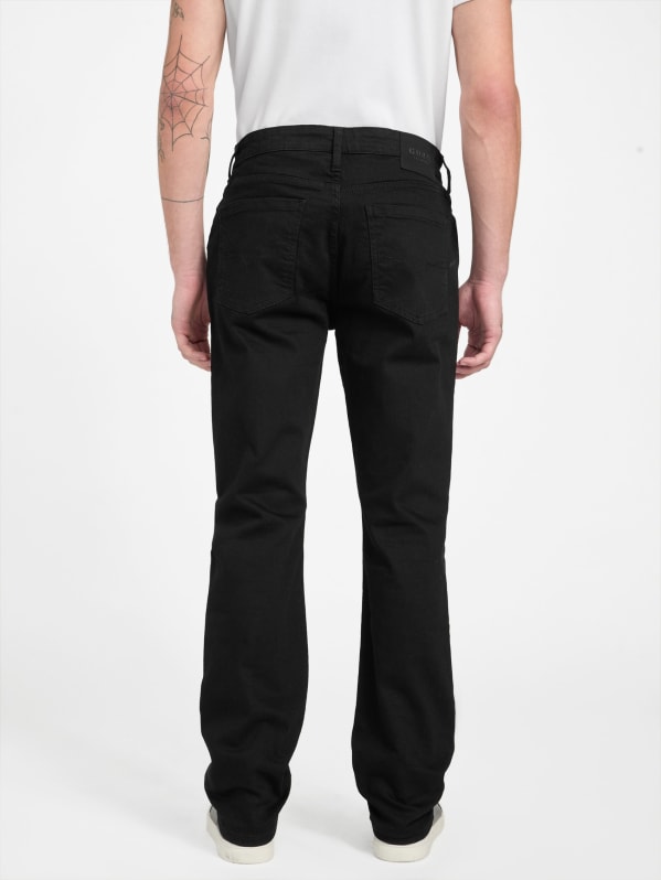 Factory Delmar Slim Straight Jeans Black 36