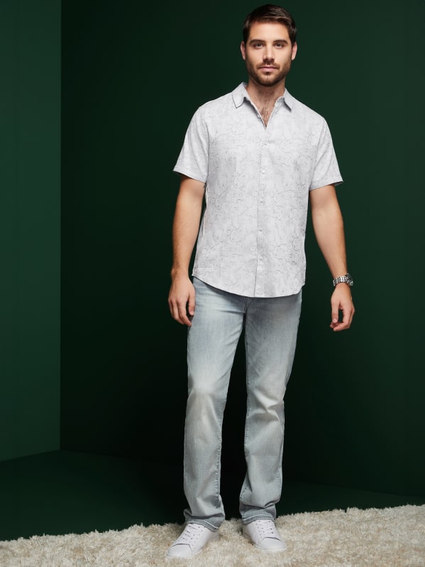 Factory Delmar Slim Straight Jeans Blue 34