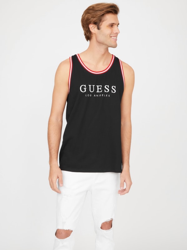 Nichols Embroidered Logo Tank GUESS Factory