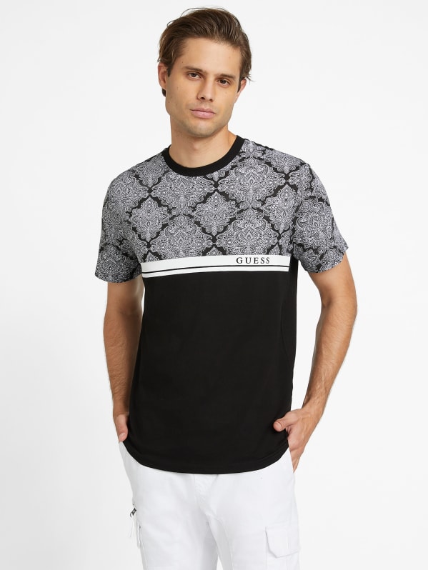 Black and cheap white guess shirt