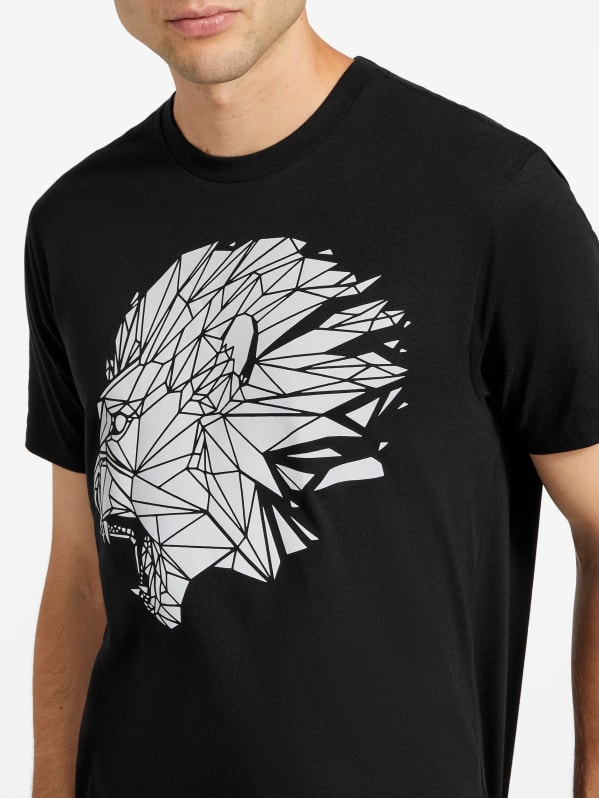 Scatter Lion Graphic Tee | GUESS Factory