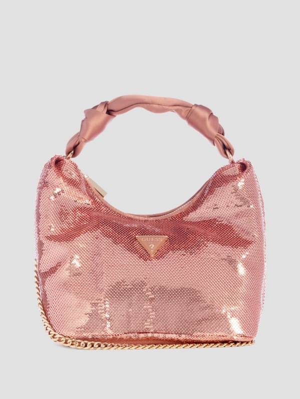 Guess chain large hobo best sale