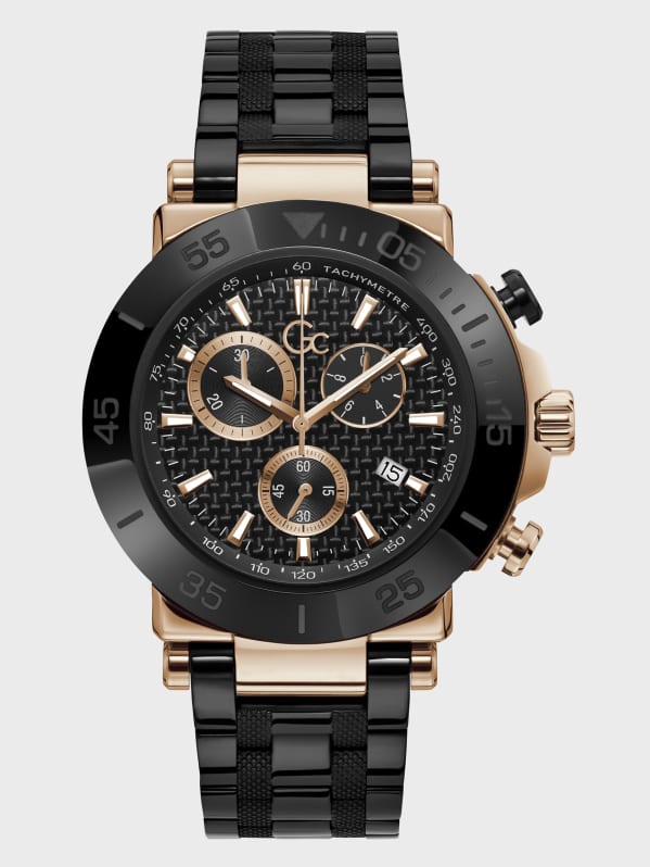 Guess watch black and gold hot sale