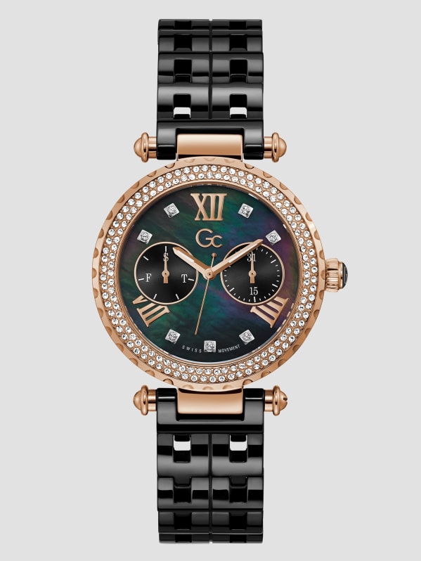 Guess mother of pearl watch deals