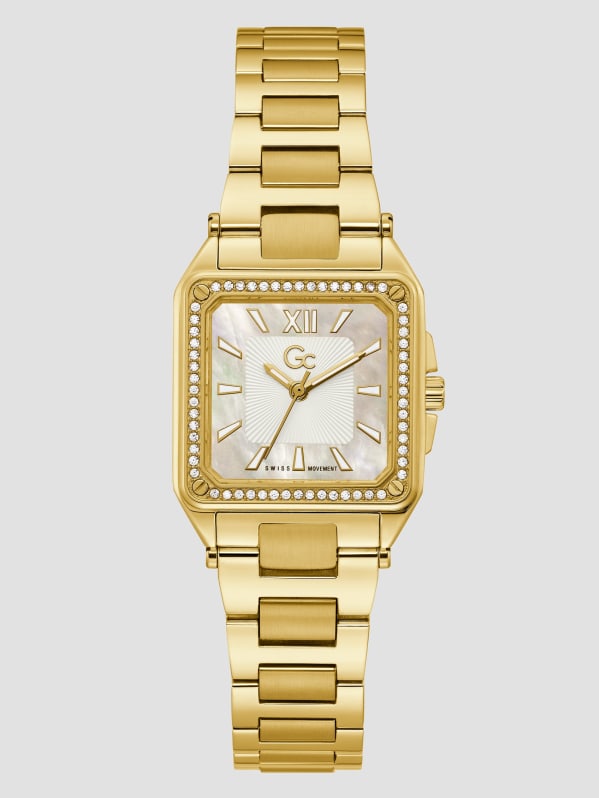 Womens square gold watch shop