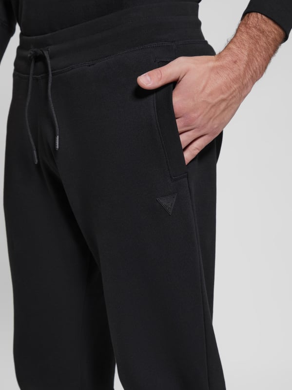 Guess Factory Adley Logo Joggers in Black