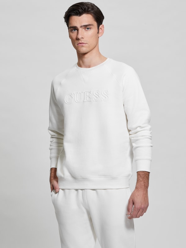 Eco Aldwin Logo Sweatshirt | GUESS Canada