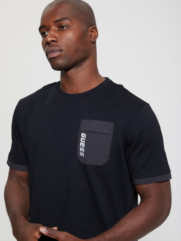 Guess men's black t outlet shirt