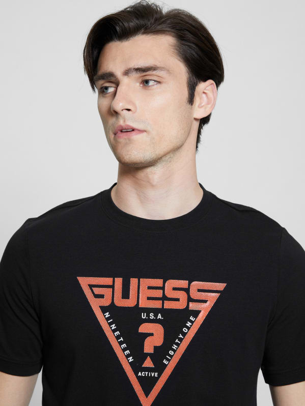 GUESS Crew-Neck Logo Tee  Guess clothing, Fashion, Womens fashion edgy