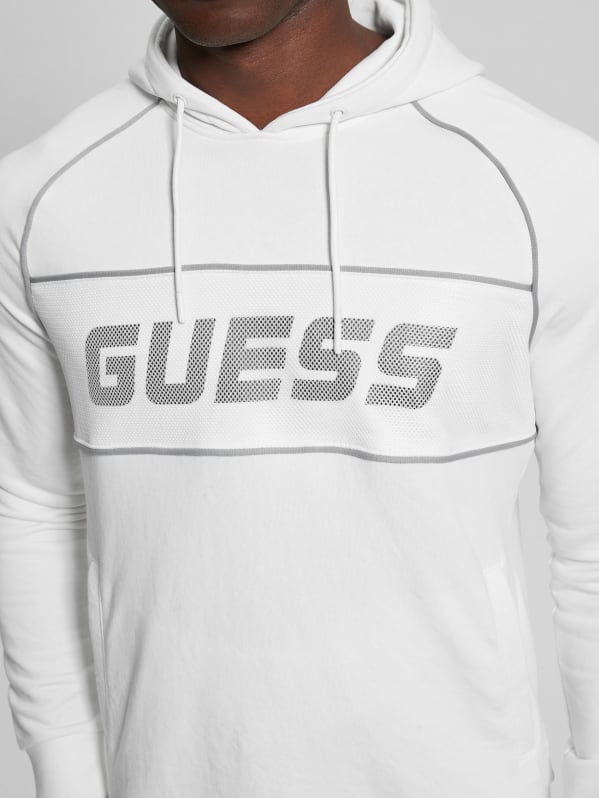 Guess mesh hoodie hot sale