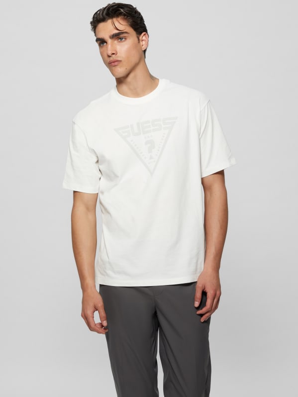 Guess triangle t shirt cheap