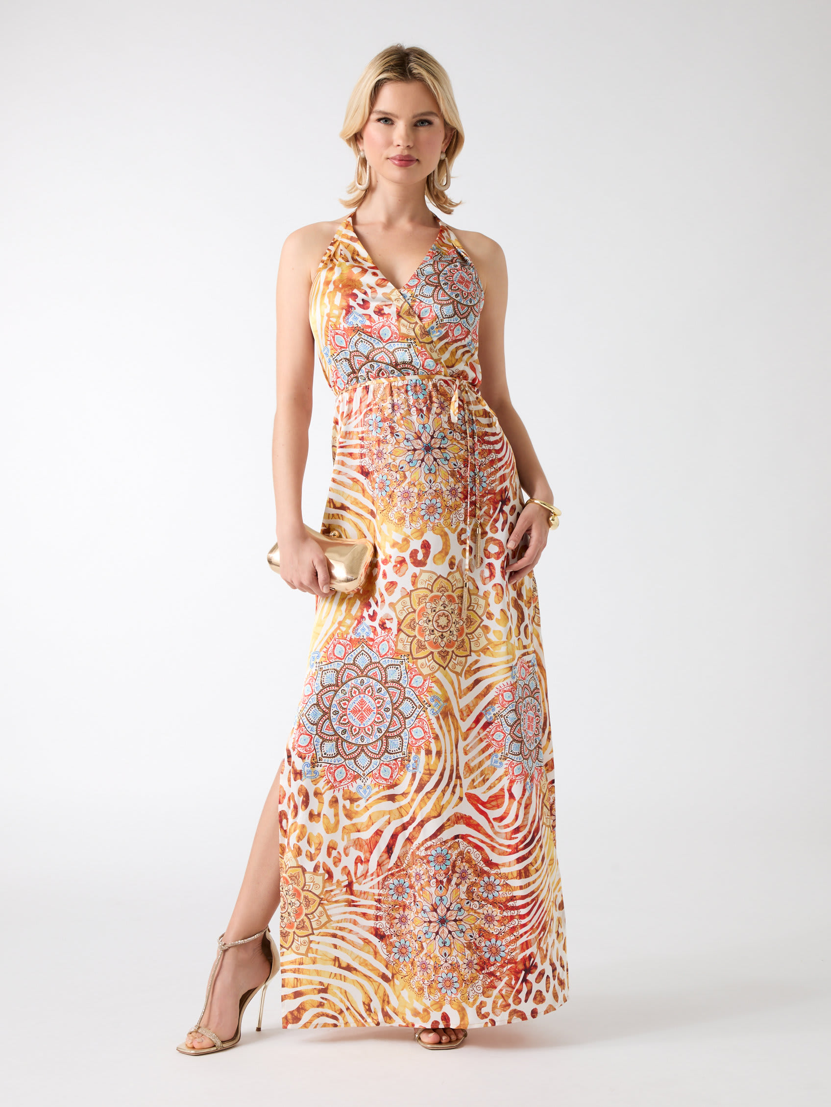 MARCIANO La Boheme Satin Dress