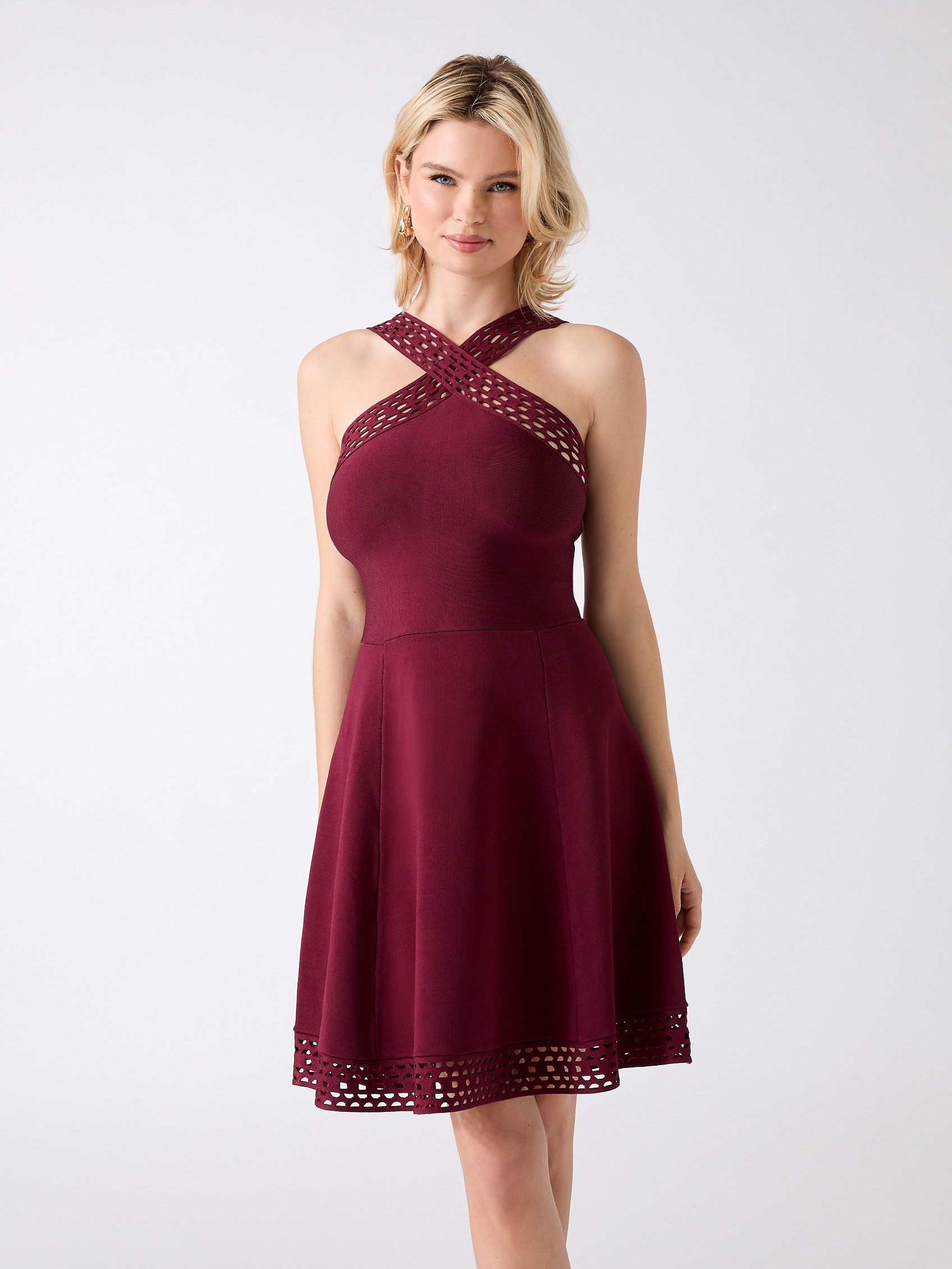 MARCIANO Luana Fit-and-flare Dress