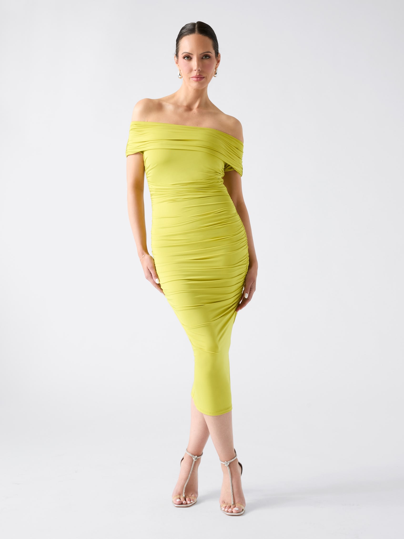 MARCIANO Eco Alva Ruched Dress