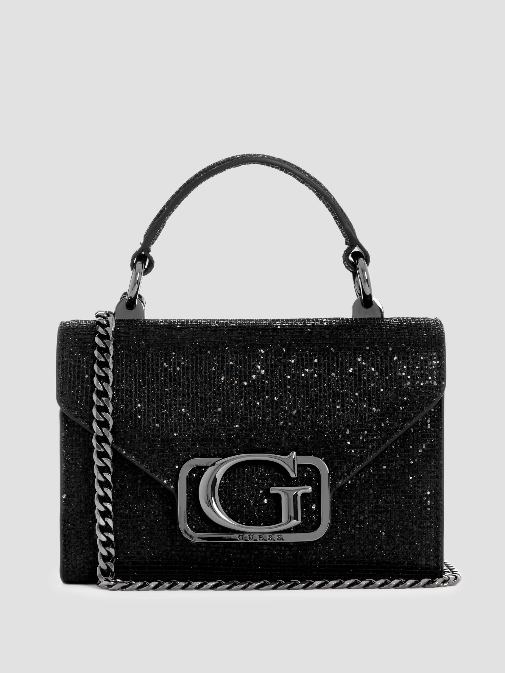 GUESS Zalina Mini Glitter Top-handle Bag