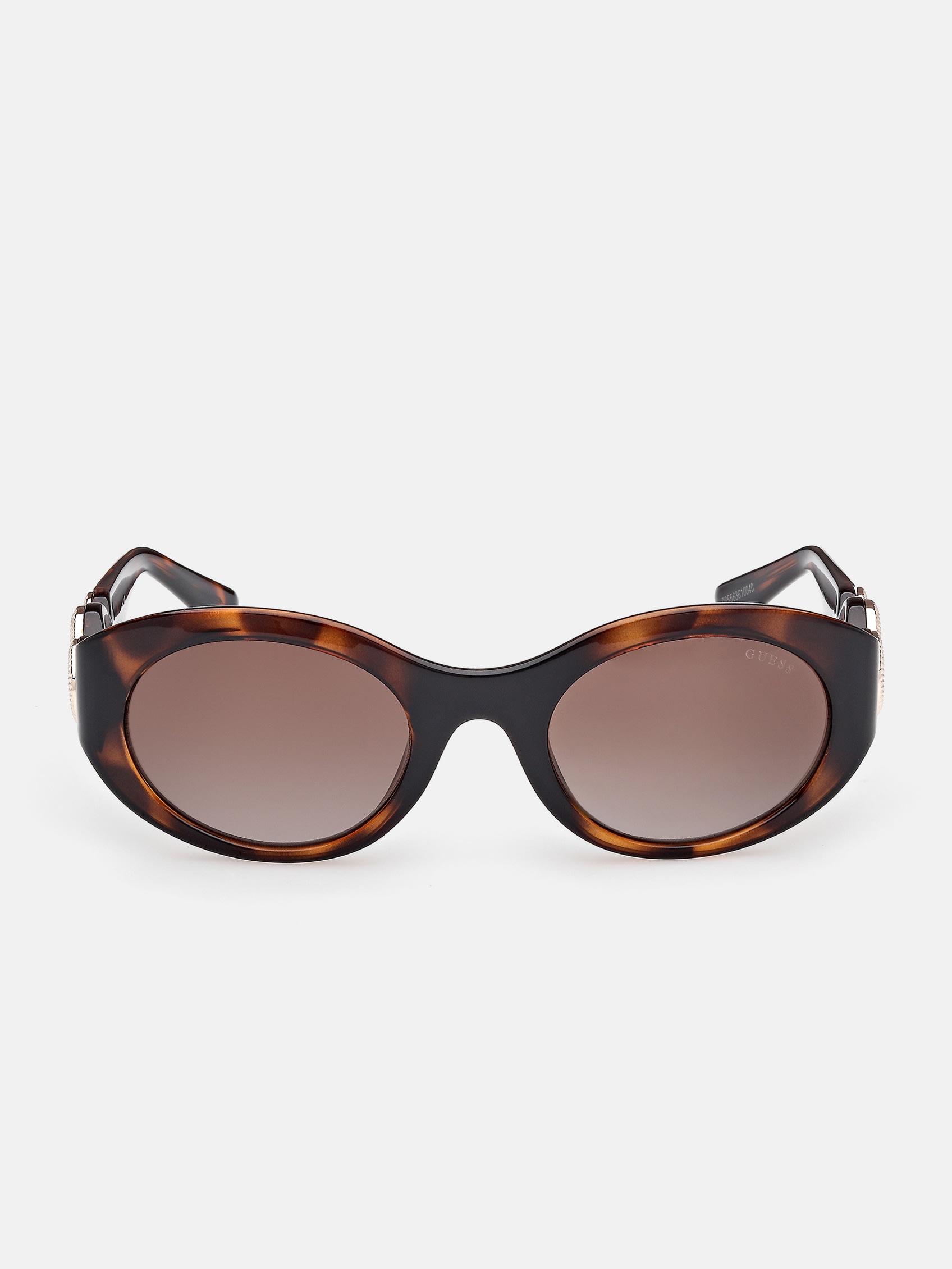 Oval Plastic Peony Sunglasses