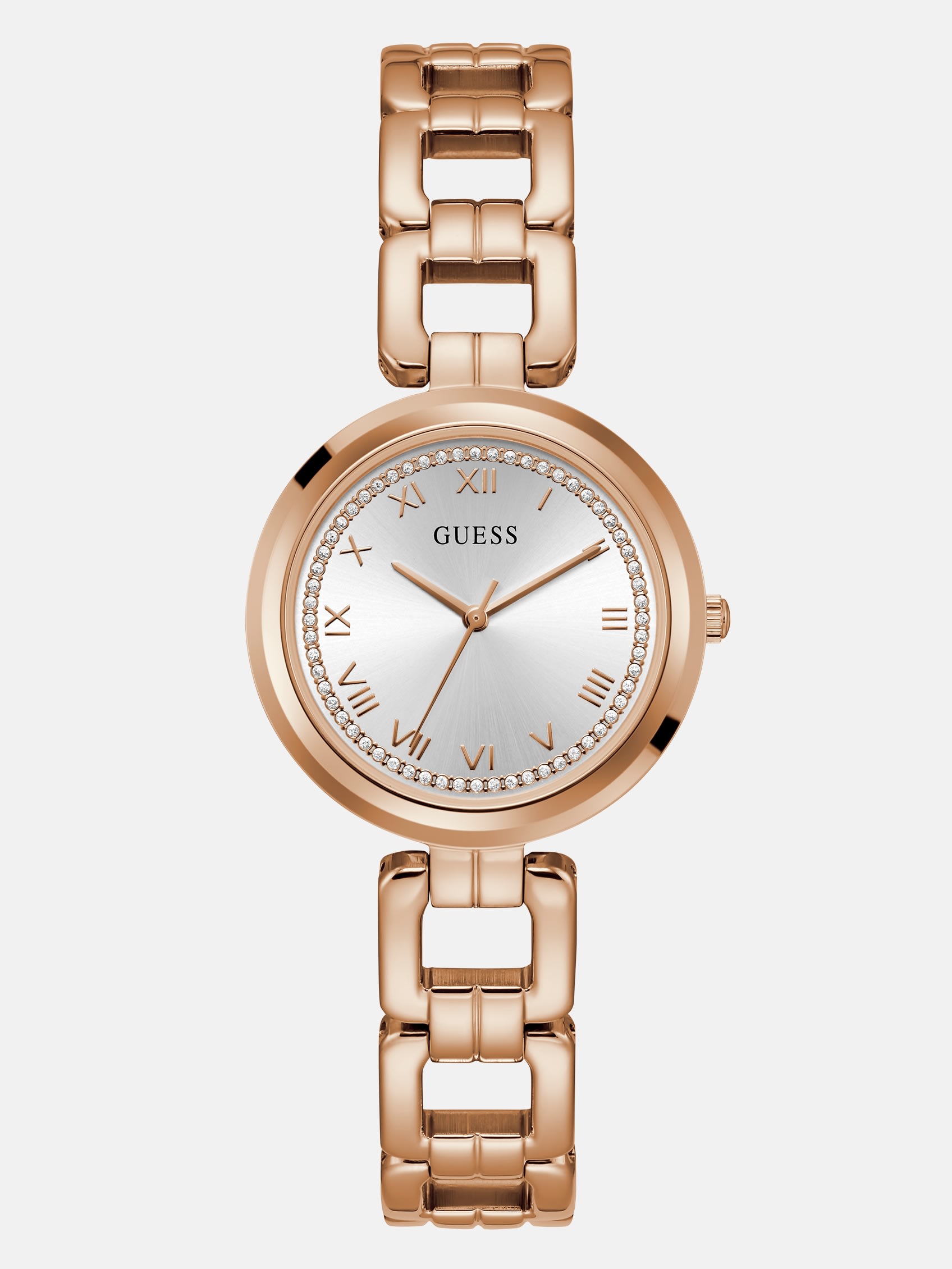 Factory Rose Gold-Tone Round Analog Watch