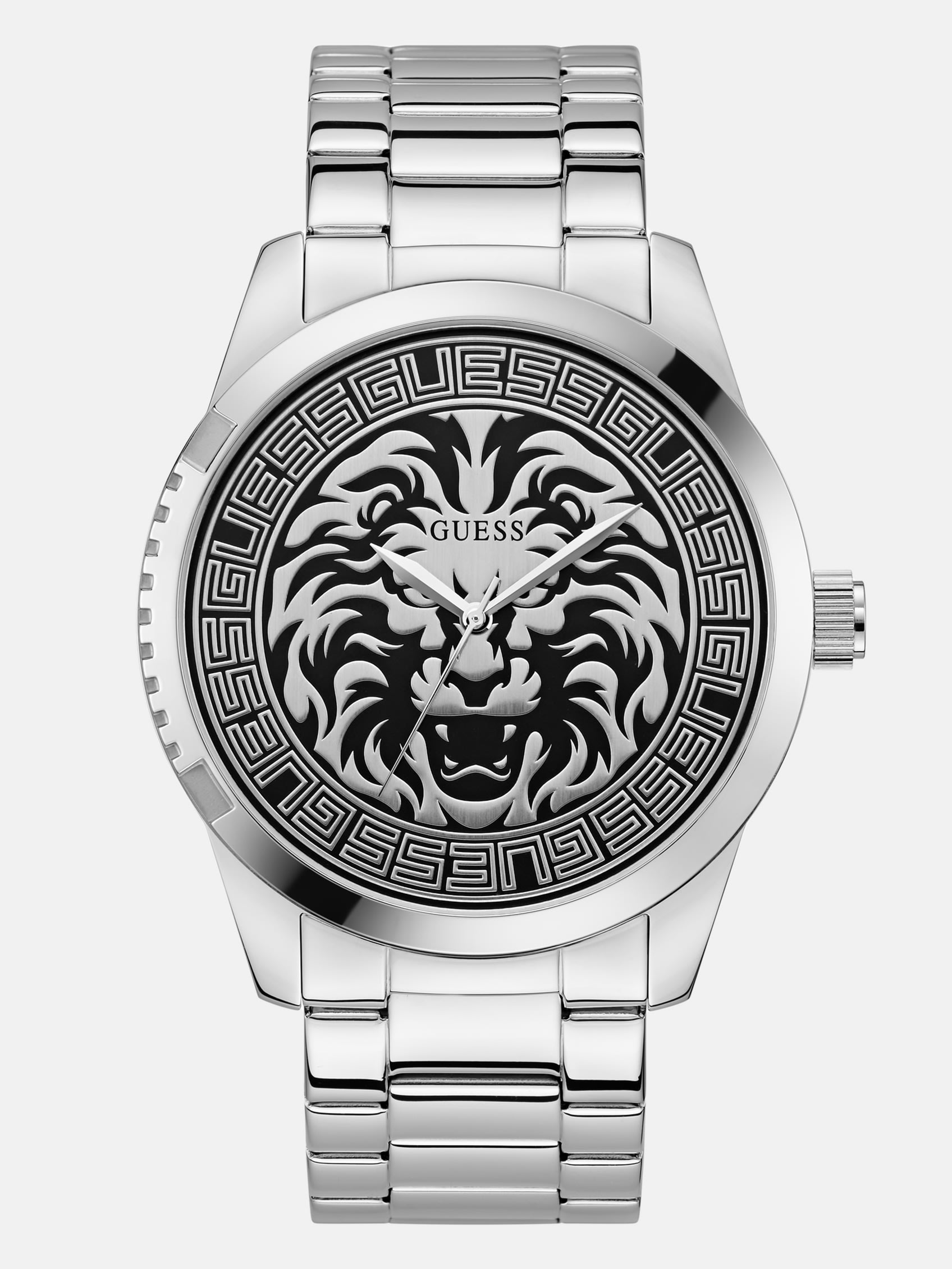 Factory Black And Silver-Tone Analog Watch