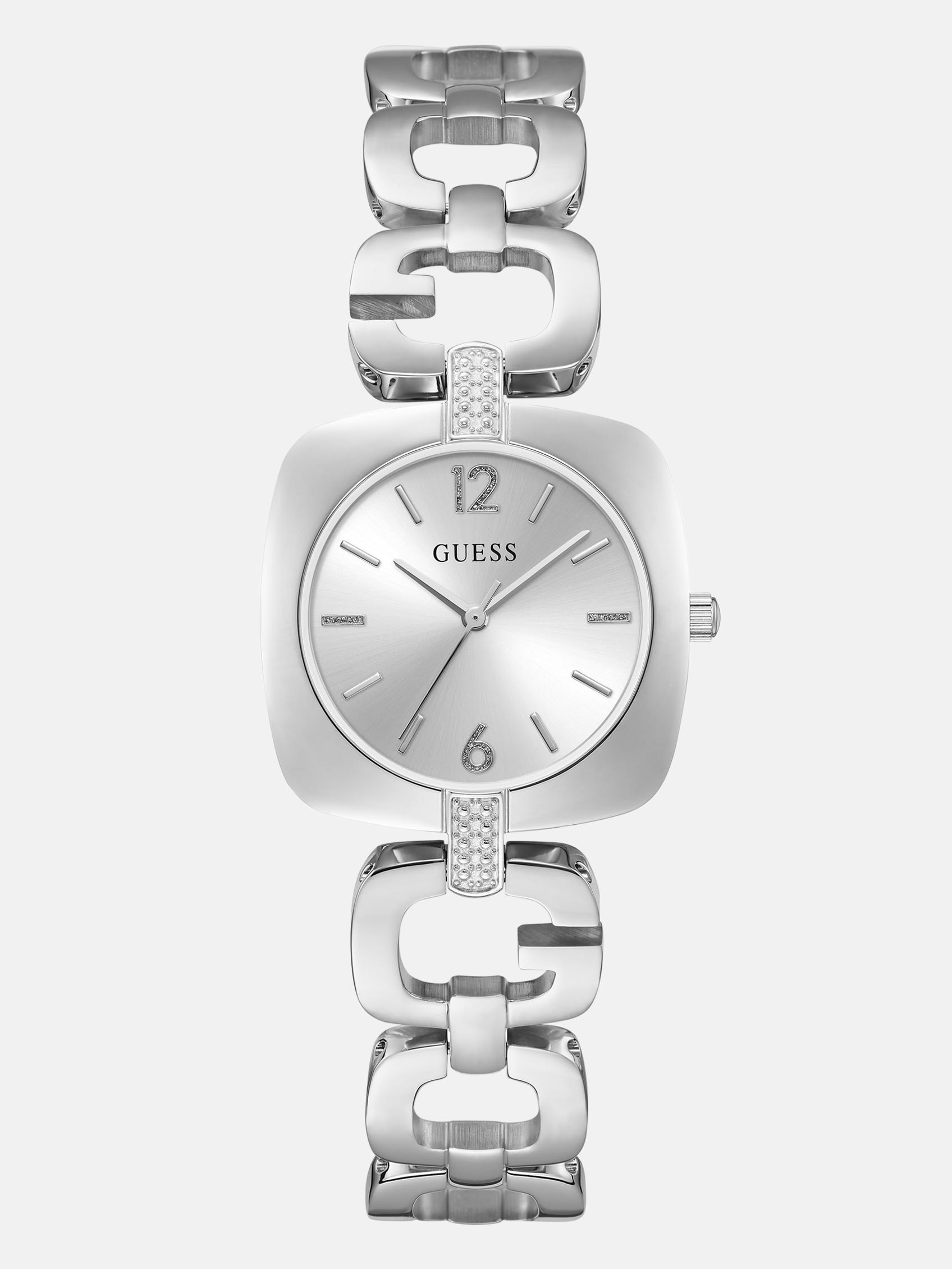 Factory Silver-Tone G-link Analog Watch