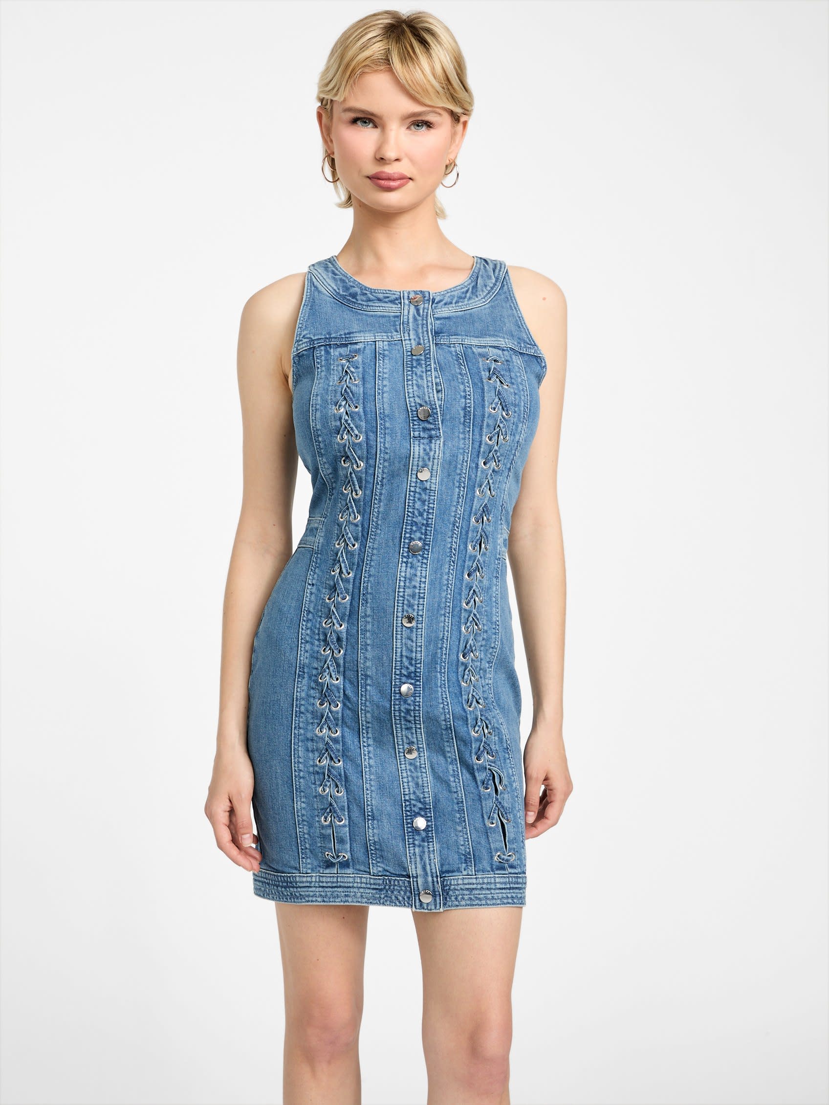 GUESS Lisbeth Midi Denim Dress