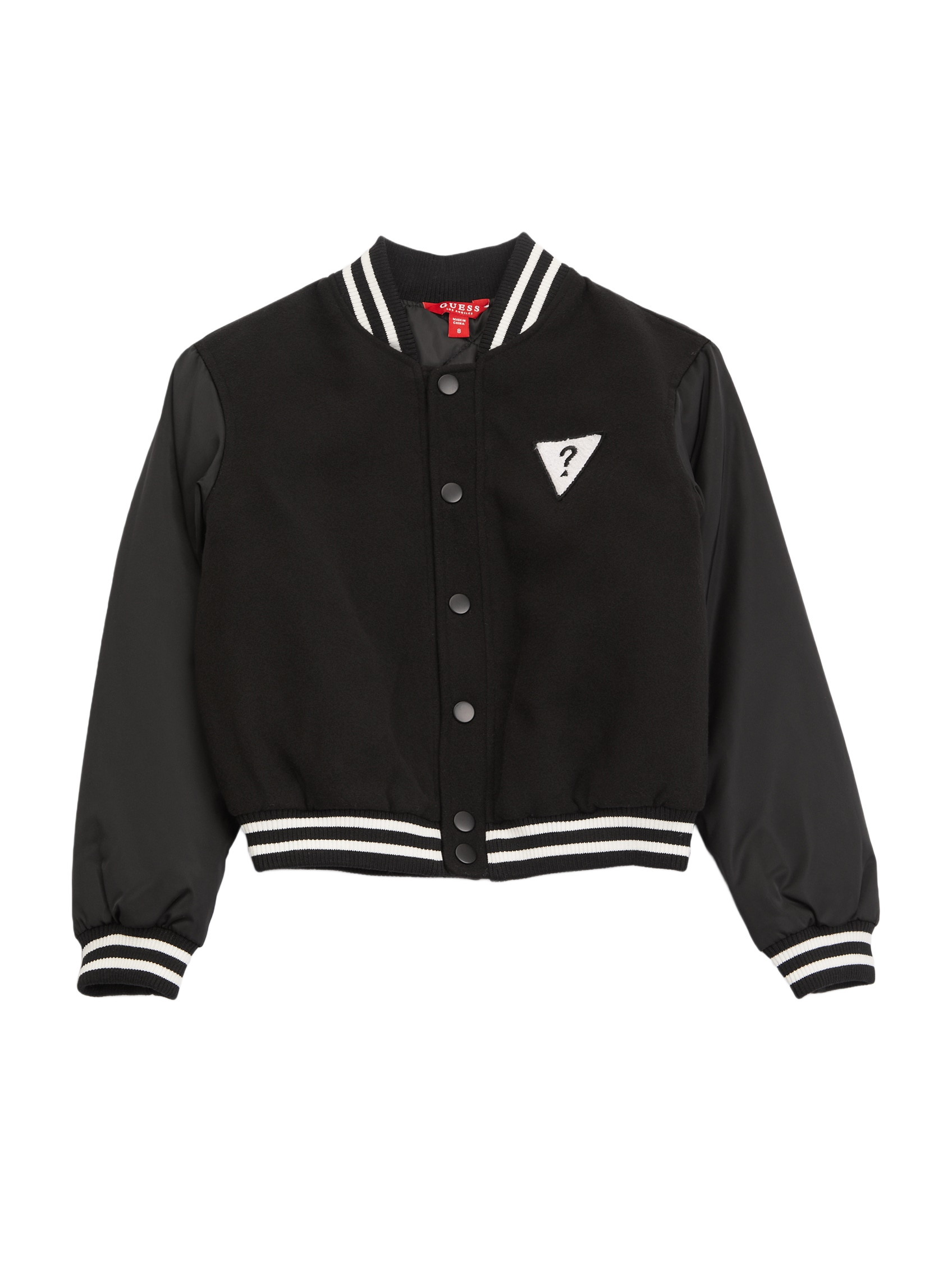Factory Ella Cropped Varsity Jacket (7-14)